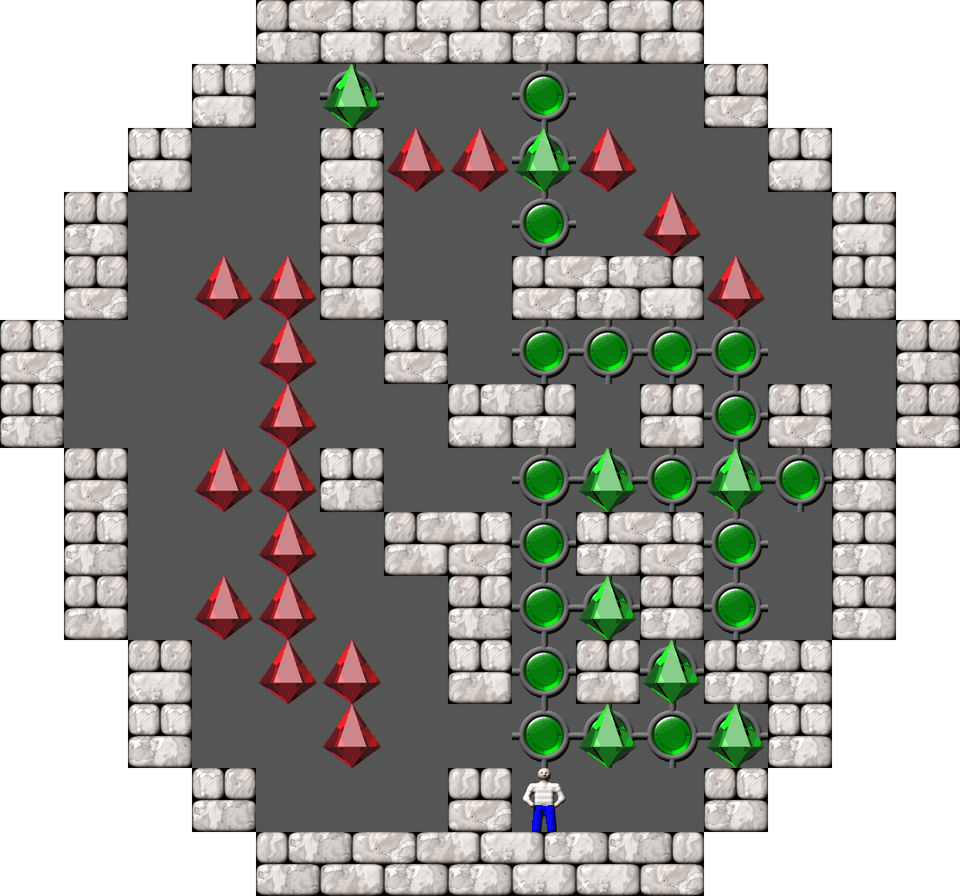 Sokoban ACSmileys 4 level 102